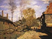 Claude Monet The Robec Stream oil on canvas